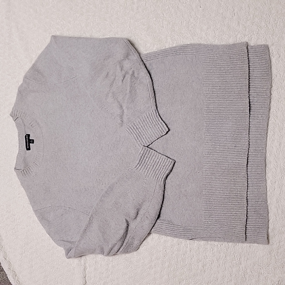 Banana Republic Grey Wool Sweater, Size Large